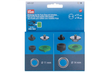 Werkzeugset für Prym Ösen mit Scheiben in Ø 11 und 14 mm, für Vario Creative Tool